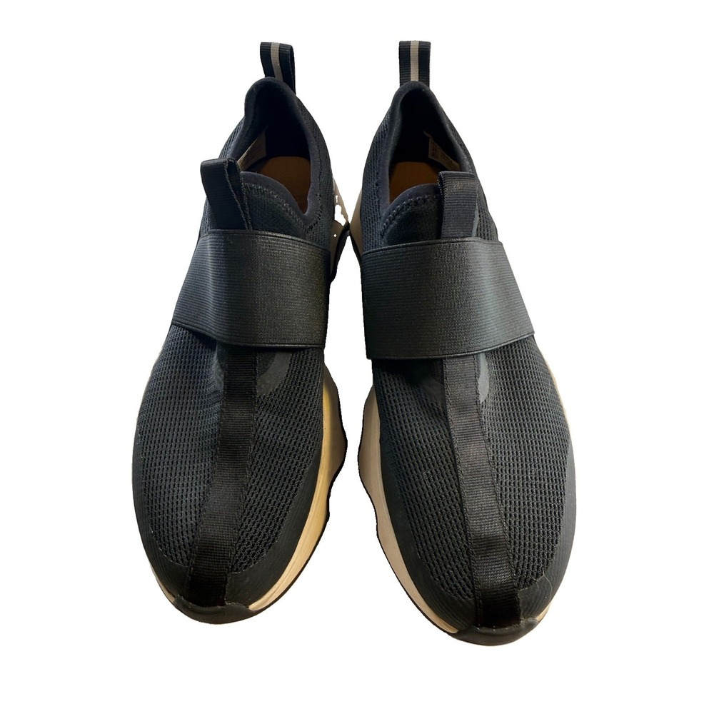 SOREL Kinetic Impact II Strap Women Sneaker Size 9 Black Beige Slip On NL4959014